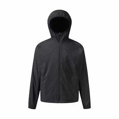 Salomon Unisex Black Letter Print Hoodie Zip-Up Jacket Long Sleeve Outerwear LC2554100