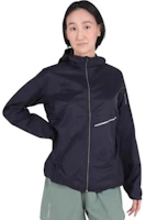Shop Salomon Jaket Hoodie Warna Solid Unisex - Hitam Gelap LC2203800