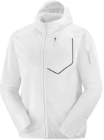 Salomon Unisex Windproof Zip Hoodie Jacket - White LC2043100 Salomon Unisex Windproof Zip Hoodie Jacket - White LC2043100