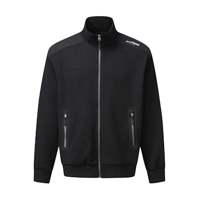 Salomon Unisex Zip-Up High Collar Long Sleeve Jacket Black LC2578200