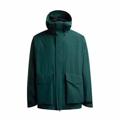 Salomon Waterproof Windproof 3-in-1 Green Hooded Jacket C19979