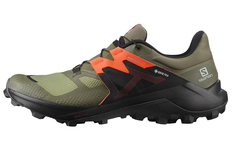 Buy Salomon Wildcross 2 Gtx 'Hijau Zaitun Hitam Oren' 414577