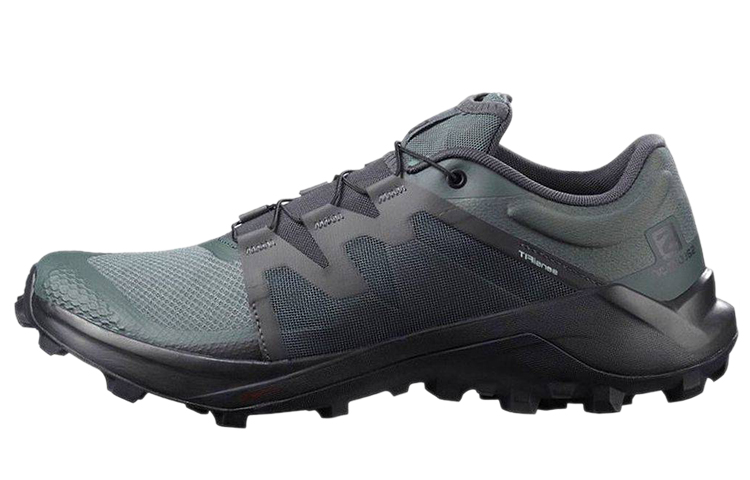 Buy サロモン ワイルドクロス 黒緑 (Saromon Wairudokurosu Kuro Midori) 412754