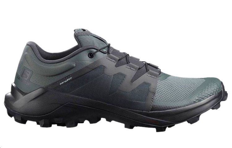 Order サロモン ワイルドクロス 黒緑 (Saromon Wairudokurosu Kuro Midori) 412754