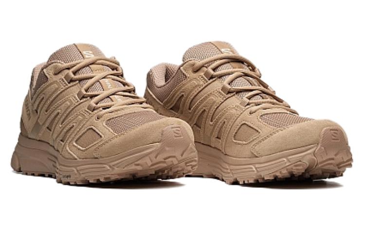 Lookbook SALOMON薩洛蒙 X-Mission 4 減震 低筒 生活休閒鞋 男女款 棕色