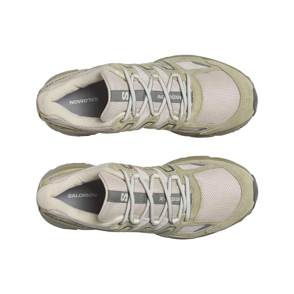 Order Salomon X-Mission 4 Suede ''Turtledove Moss Grey'' Gris et Beige L41748300