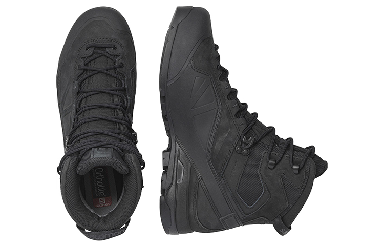 Shop Salomon X Alp Gore-Tex Forces 耐磨戶外機能鞋 黑色