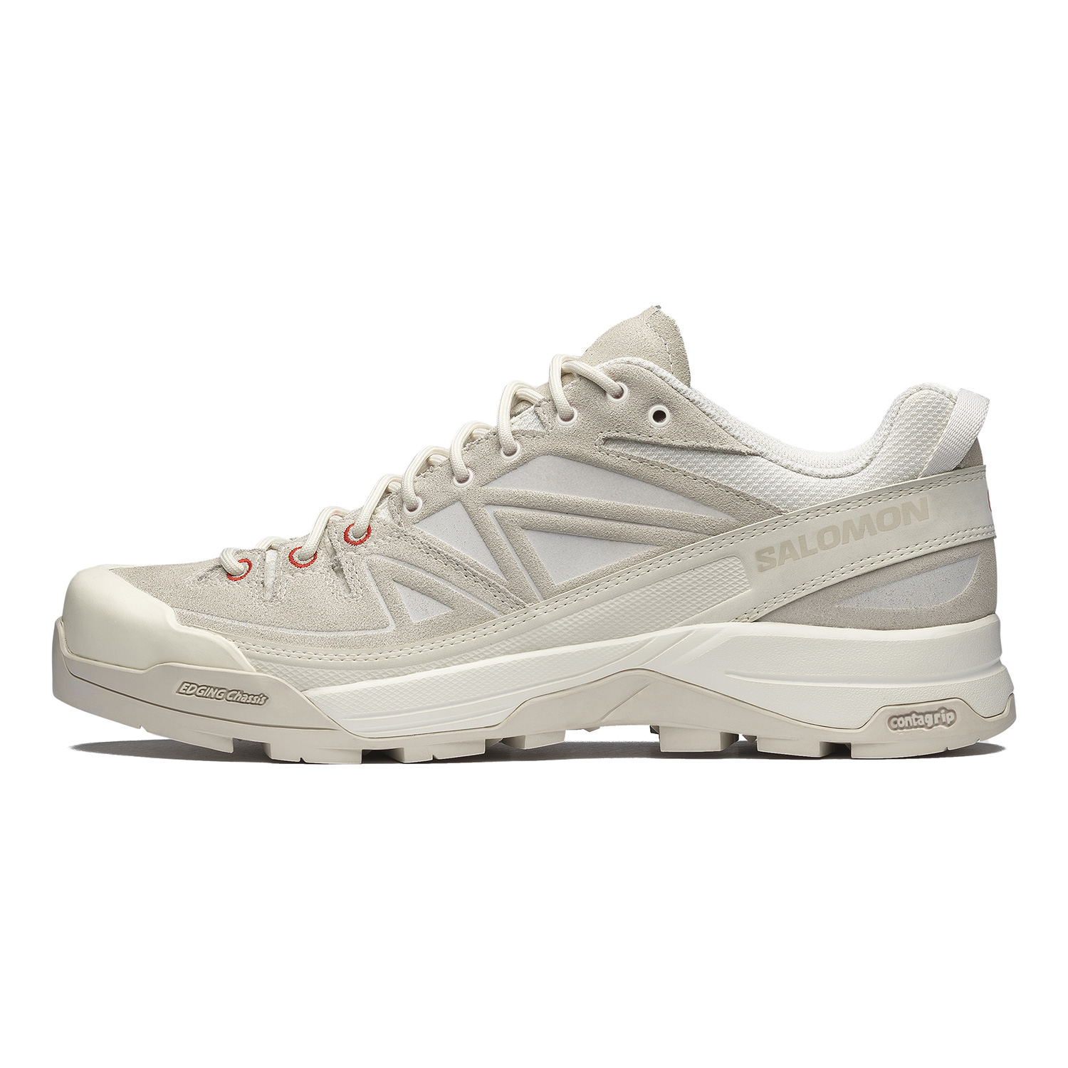 Salomon X ALP PANHUI Low-Top Running Shoes CNY Edition - Beige/Grey/Red 478480