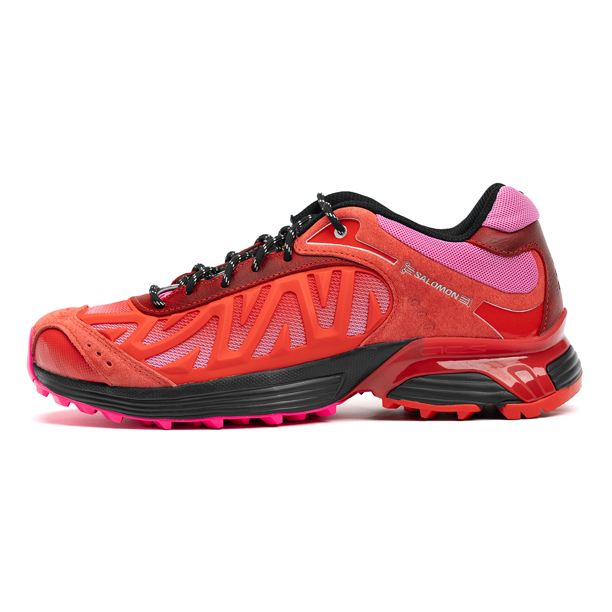 Salomon x Aries XT-Whisper Red/Pink Running Shoes - Comfortable & Durable. 492187