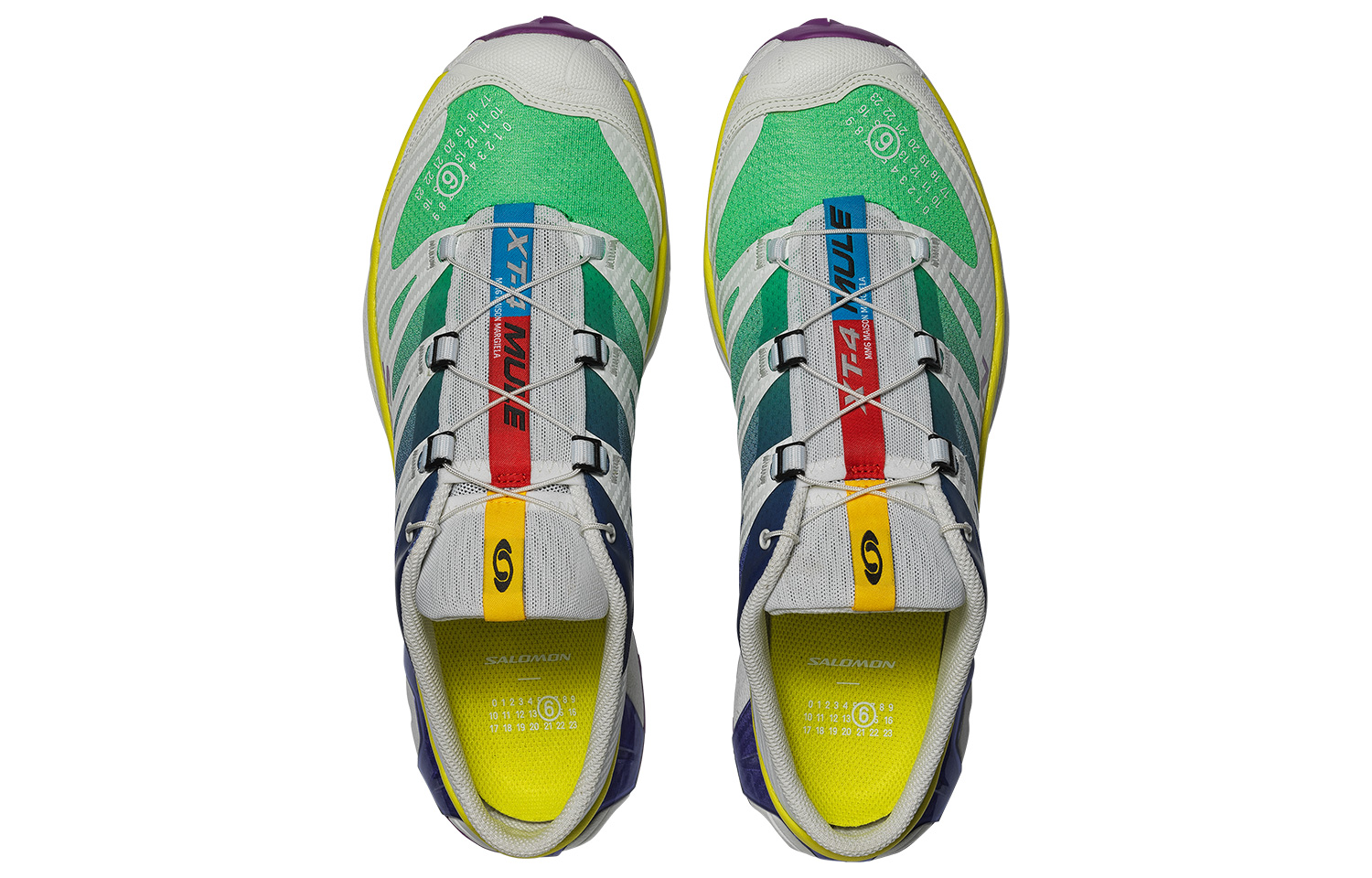 Purchase 【6月25日中午12點 得物發售】 MM6 Maison Margiela x SALOMON萨洛門 XT-4 MULE 舒適防滑耐磨透氣 低筒 休閒跑步鞋 男女通款 光譜藍