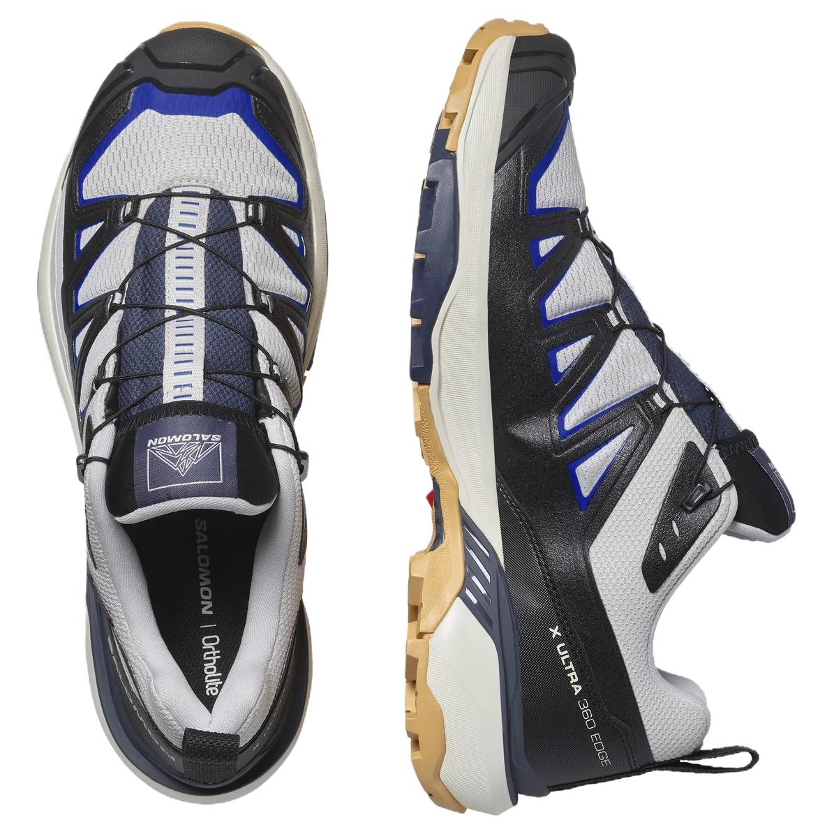 Shop 萨洛蒙 X Ultra 360 Edge GORE-TEX ''灰紫蓝冲浪'' L47698700
