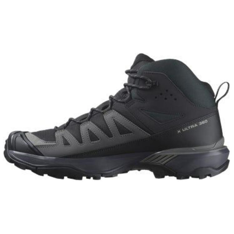 Salomon X Ultra 360 Mid Hiking Shoes Black - Waterproof & Slip-resistant. L47447900