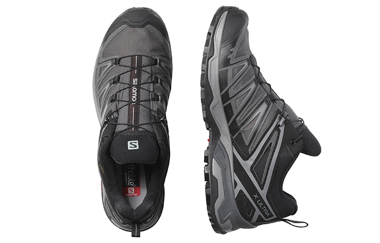Lookbook Salomon X Ultra 3 GTX / L00 ''Schwarz Silber Grau'' 398672