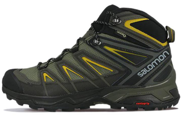 Salomon X Ultra 3 Mid GTX 'Black Green'
