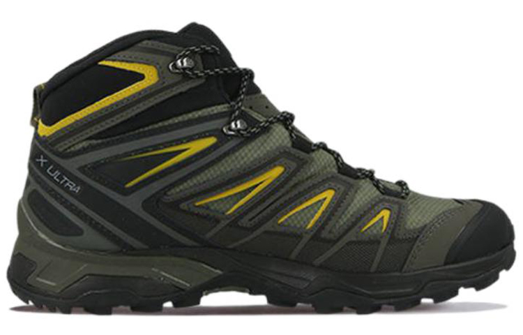 Salomon X Ultra 3 Mid GTX 'Black Green' 圖 2