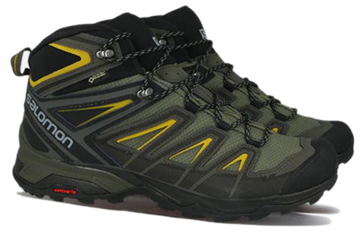 Salomon X Ultra 3 Mid GTX 'Black Green' 圖 3