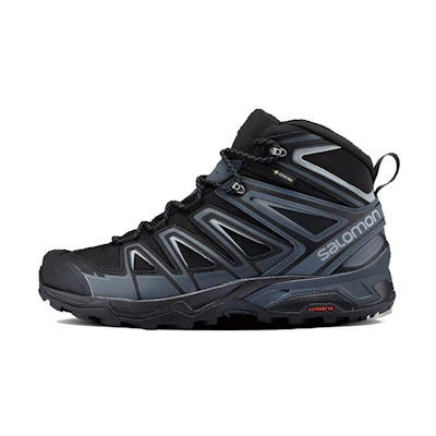 Salomon X Ultra 3 Wide Mid GTX 'Black Grey'