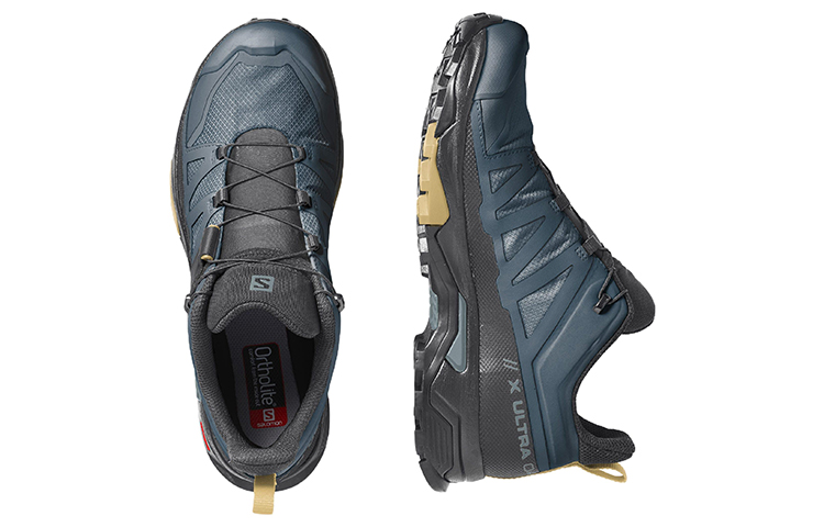 Lookbook Salomon X Ultra 4 Gore-Tex 'Hitam Biru' 416230