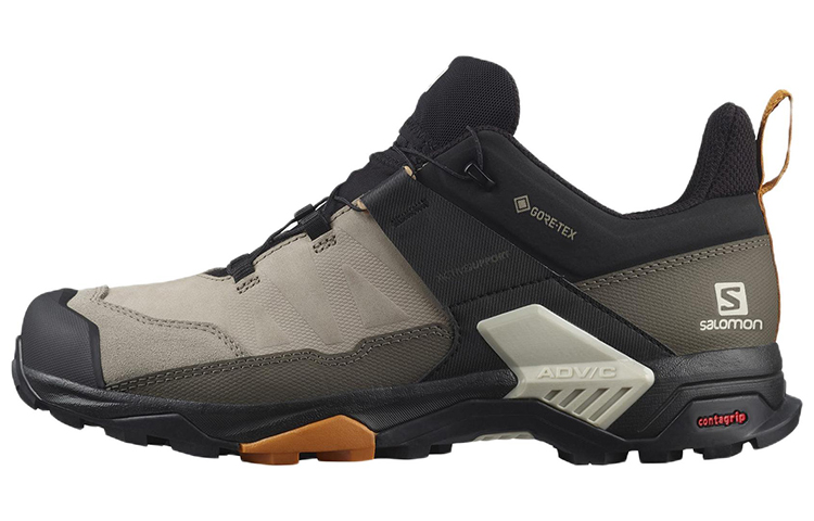 Salomon X Ultra 4 Leather Gore-Tex 'Black Khaki' 414534