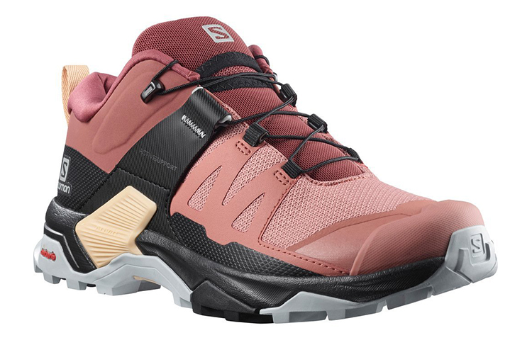 Order Salomon X Ultra 4 Low 'Hitam Merah Jambu' 412854