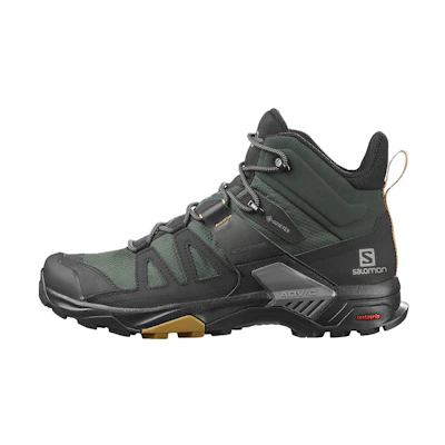 Salomon X Ultra 4 Mid GTX 'Black Green'
