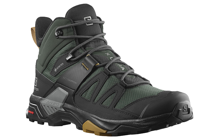 Salomon X Ultra 4 Mid GTX 'Black Green' 圖 2