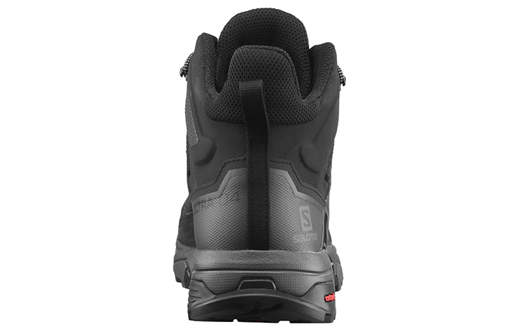 Shop 薩洛蒙 X Ultra 4 中筒 Gore-Tex 防滑耐磨戶外鞋 黑色