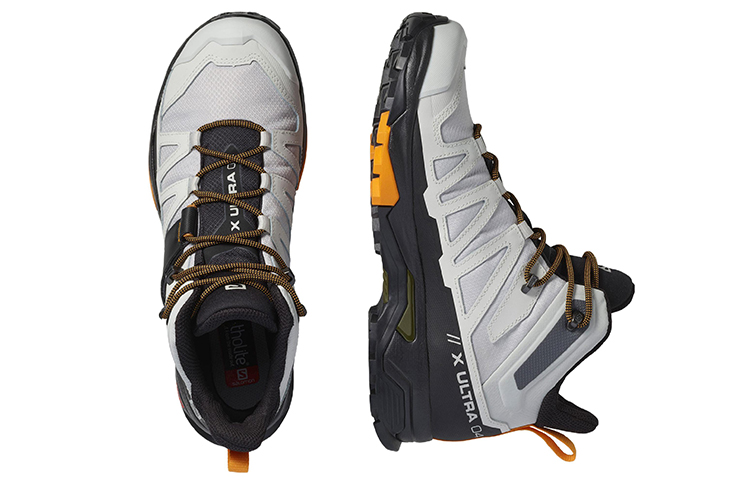 Salomon X Ultra 4 Mid Gore-tex 'Grey Black' 圖 3