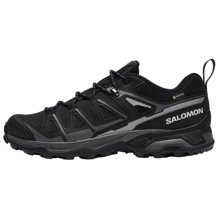 Salomon X Ultra Pioneer 2 GTX Low-Top Hiking Shoes Black Waterproof Grip 475863