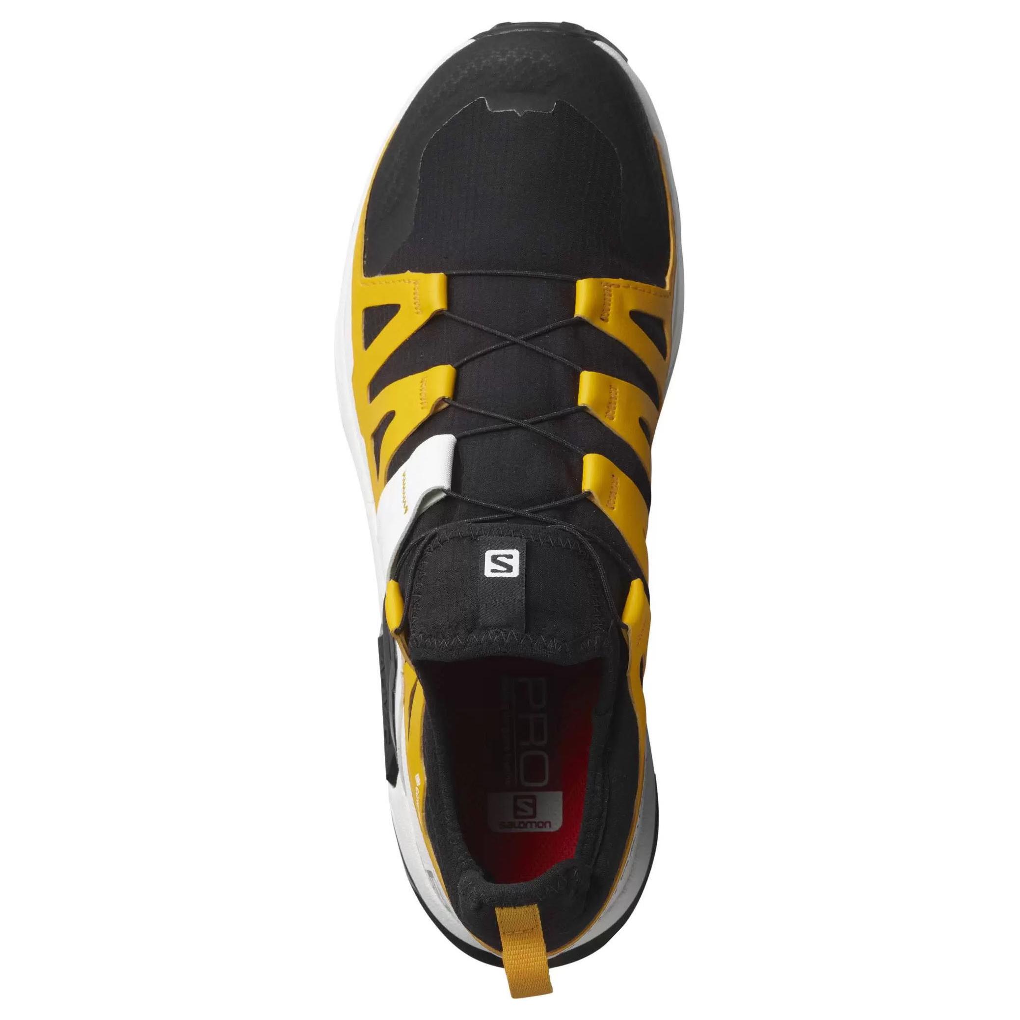 Lookbook 薩洛蒙 X Ultra Pro Gore-Tex 舒適耐磨戶外功能鞋 黑黃