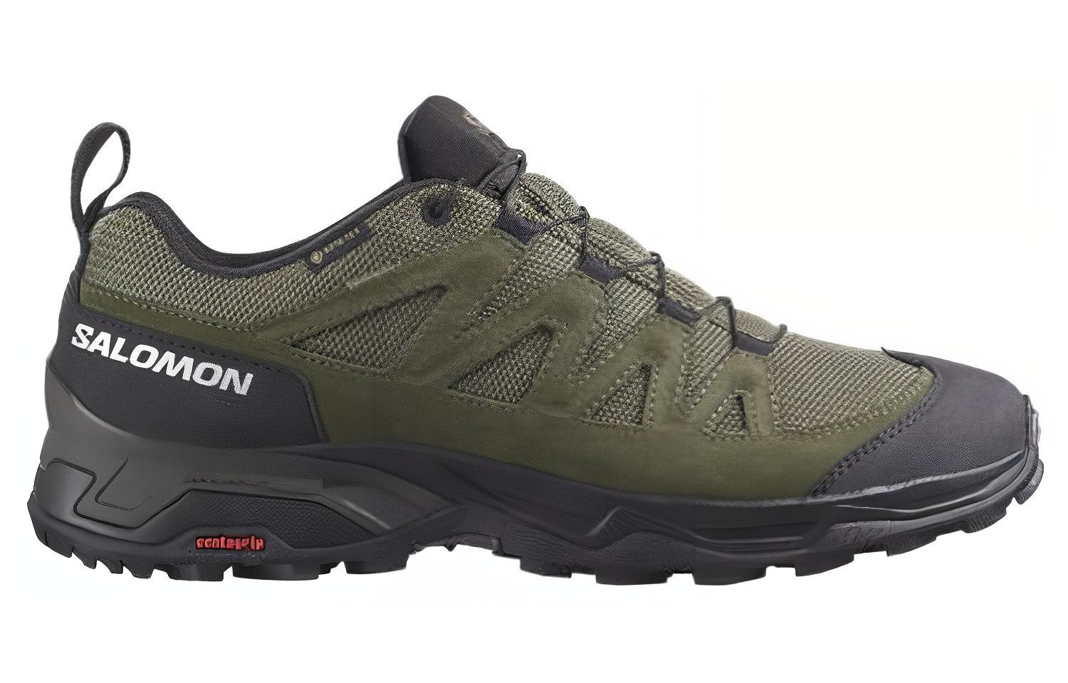 Salomon X Ward Leather GORE-TEX 'CMFTable Versatile Green Low-Top Outdoor' 圖 2