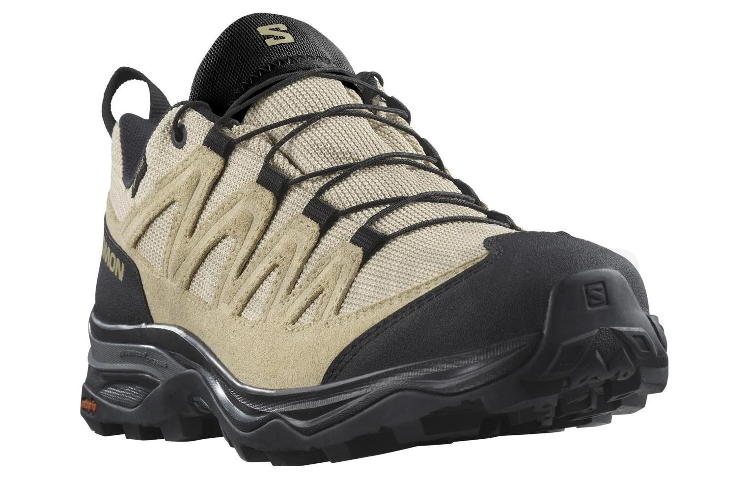 Lookbook SALOMON 萨洛蒙 X Ward Leather GTX W 舒適 防滑耐磨 低筒 戶外機能鞋 男女同款 白沙色