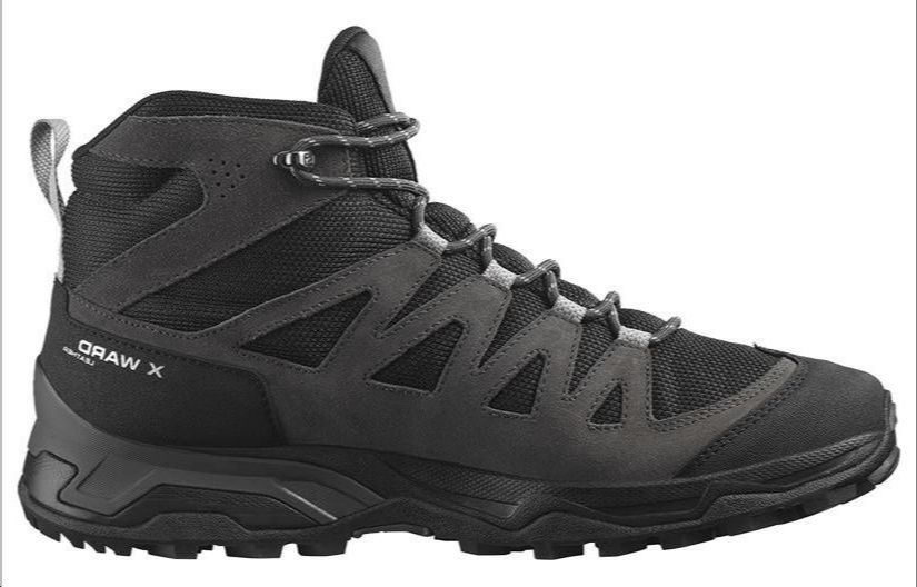 Order Salomon X Ward Leren Mid GTX ''Phantom Zwart'' 471817