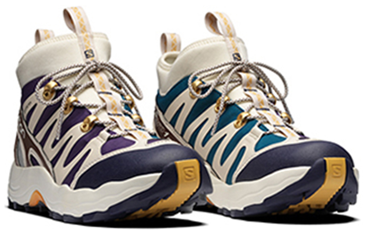 Salomon Xa Pro 1 Mid GTX 'Cream Purple Brown' 圖 2