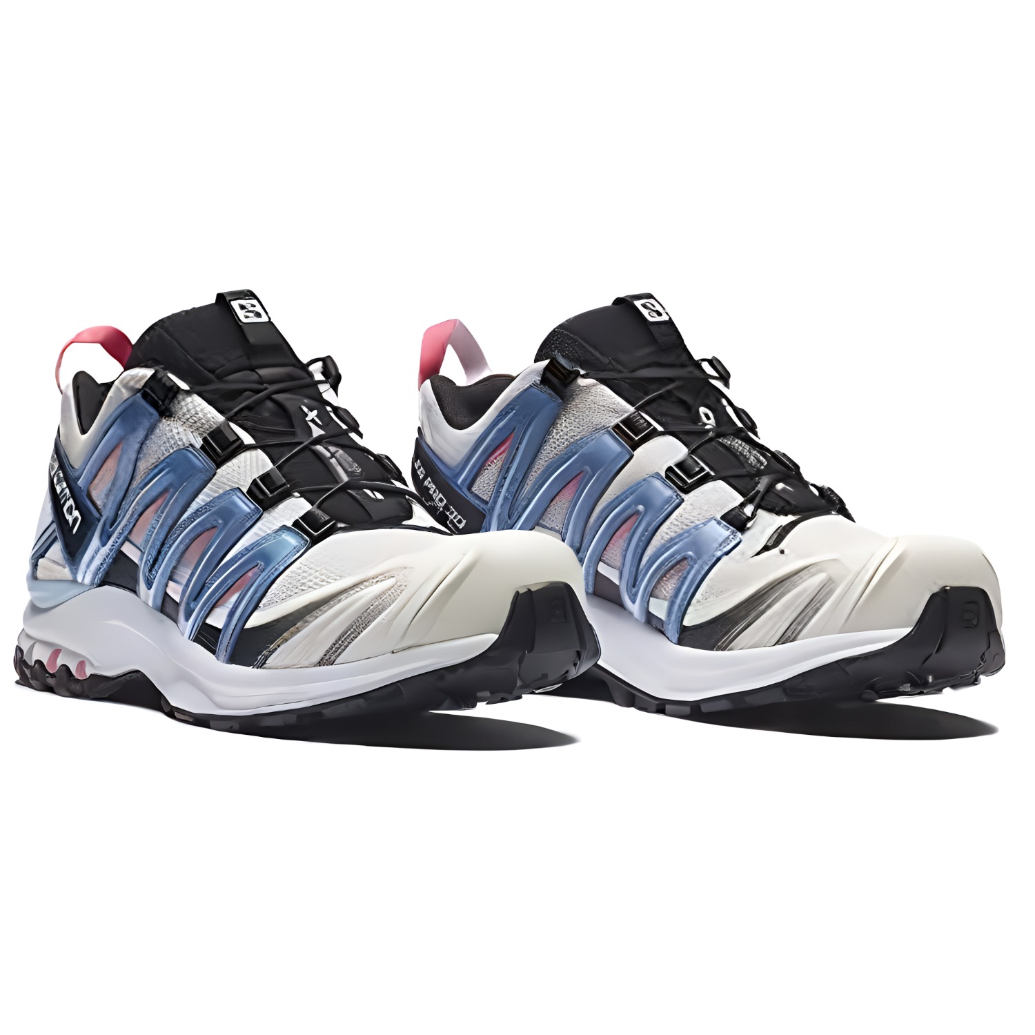 Lookbook Salomon Xa Pro 3d 戶外功能鞋 男女同款 灰藍色