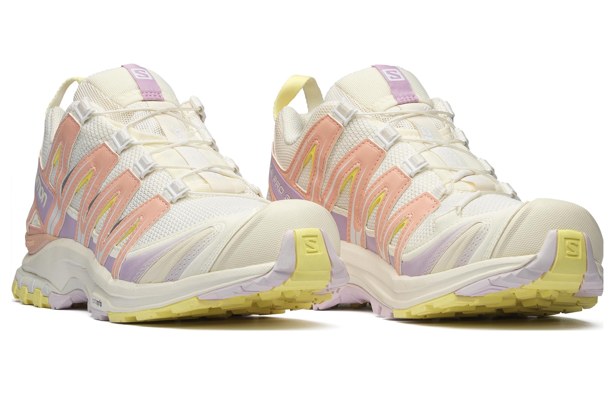 Lookbook SALOMON薩洛門 XA Pro 3D 防滑耐磨 低幫 戶外功能鞋 男女同款 香草色