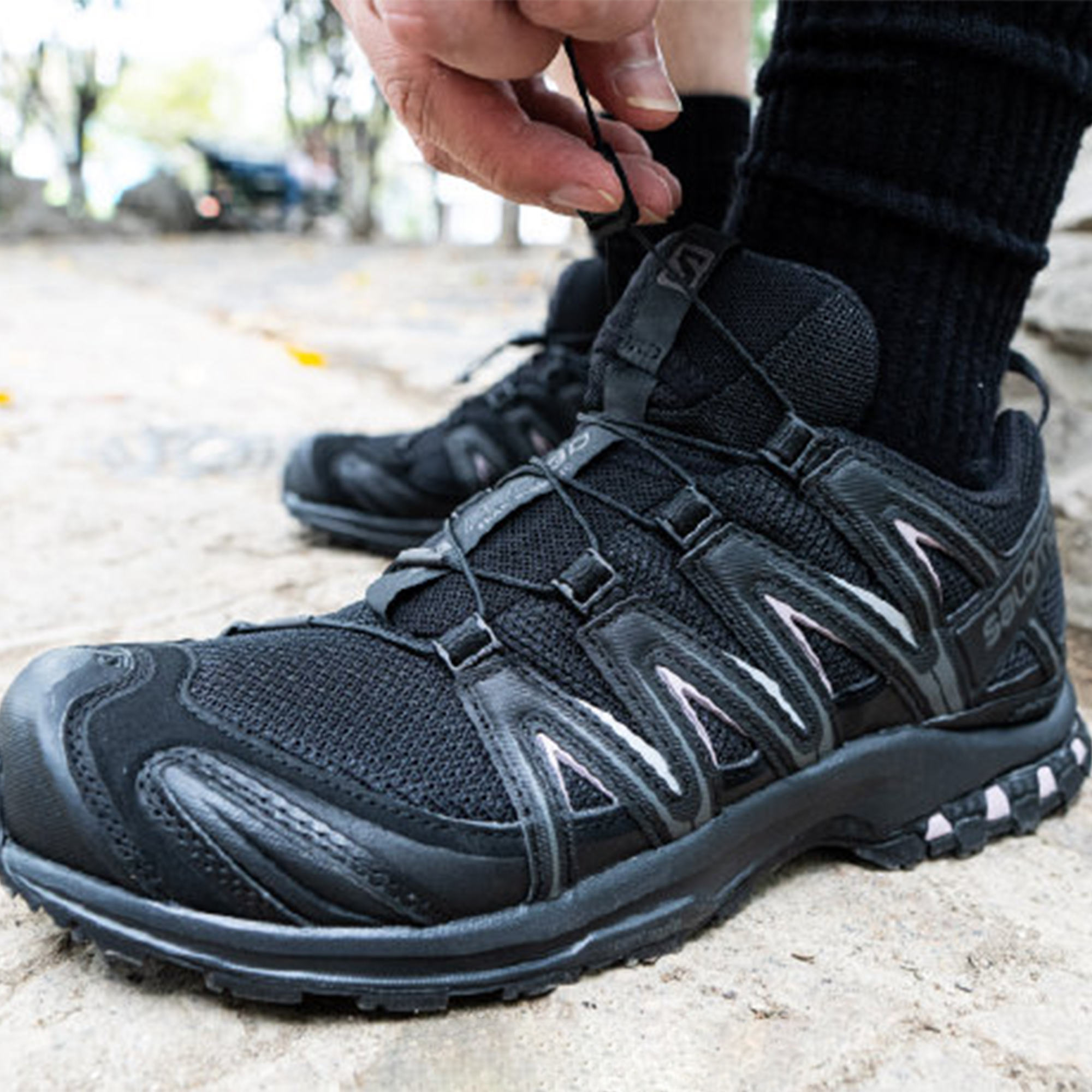 Sizing Salomon XA Pro 3D Adv '黑色' 越野跑鞋 412551