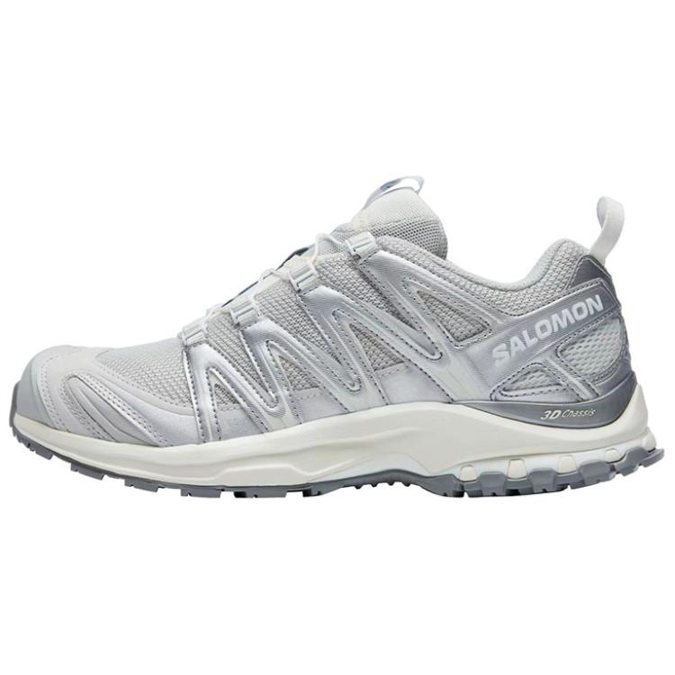 Salomon XA Pro 3D Dawn Blue Silver Vanilla Lightweight Breathable Running Shoes. 477736