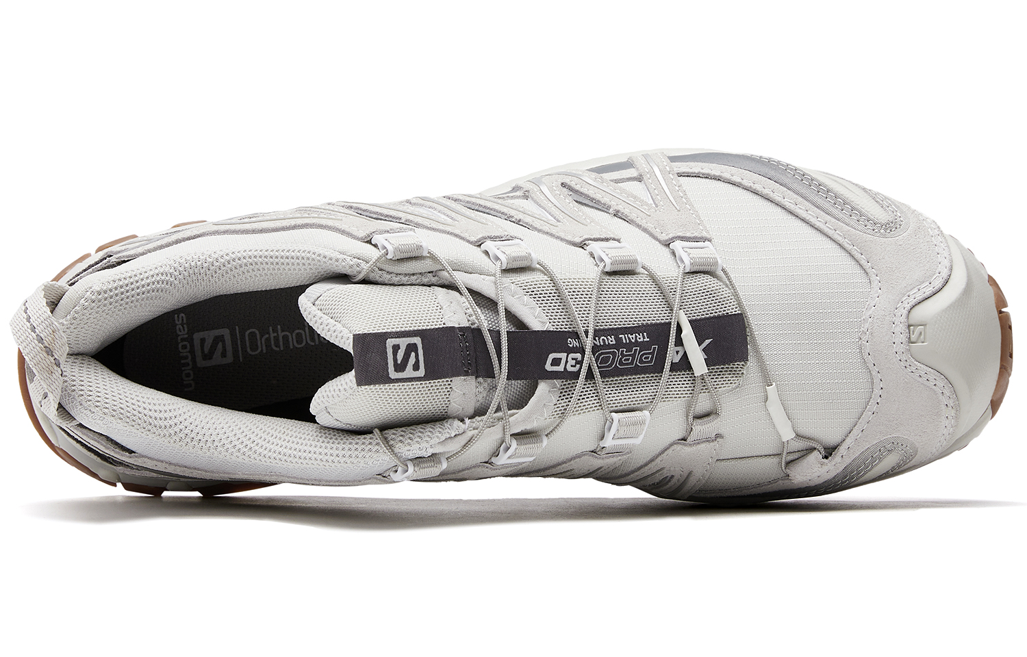 Shop サロモン XAプロ 3Dスエード グレー 472436