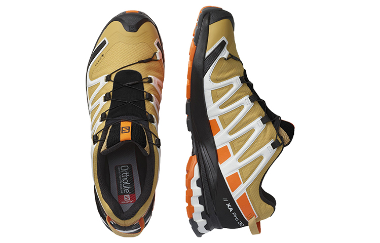 Lookbook サロモン XAプロ 3D V8 GTX ジンジャーイエロー 416293