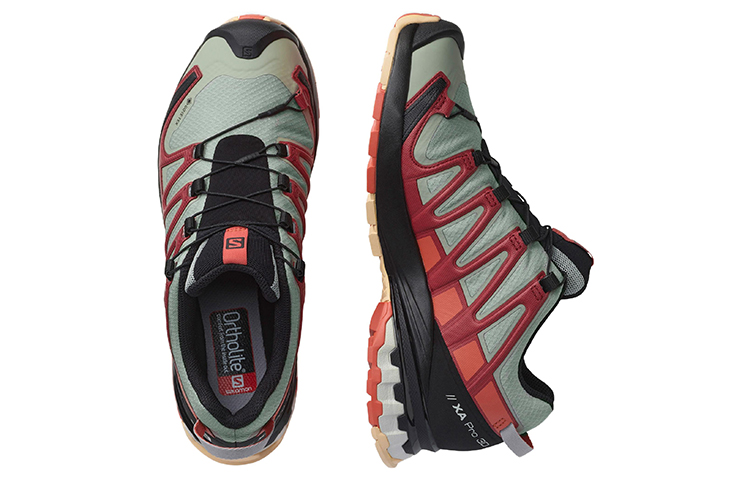 Salomon XA Pro 3D V8 GTX 'Grey Red' 圖 3