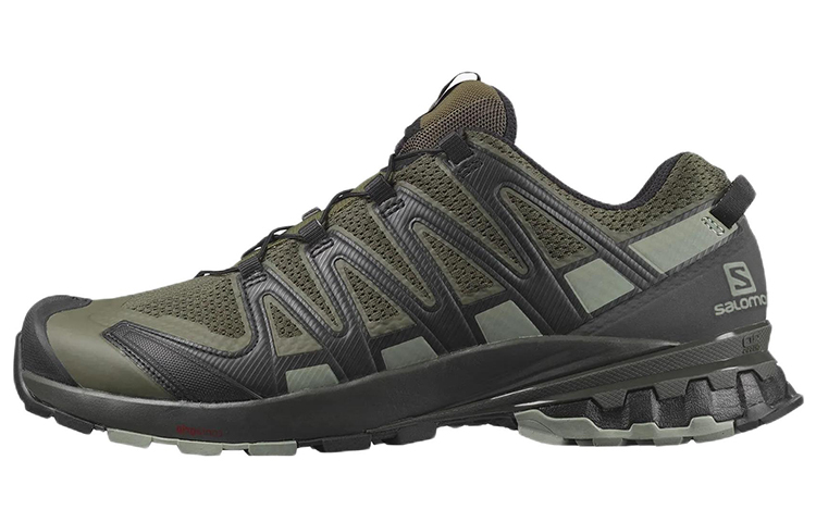 Buy SALOMON 萨洛蒙 XA Pro 3D V8 寬楦 耐磨 低筒 跑步鞋 男款 黑綠