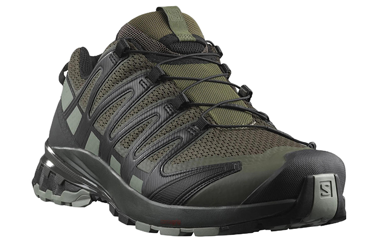 Order SALOMON 萨洛蒙 XA Pro 3D V8 寬楦 耐磨 低筒 跑步鞋 男款 黑綠