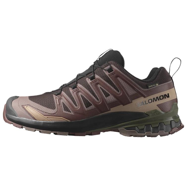 Salomon XA Pro 3D V9 Trail Running Shoes Coffee Brown Anti-Slip Durable L47583500