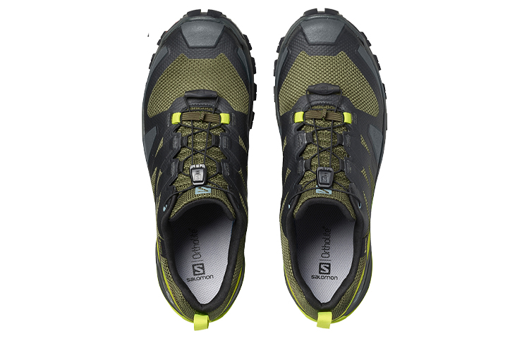 Lookbook Salomon XA Rogg Gtx 戶外徒步登山運動鞋 黃綠