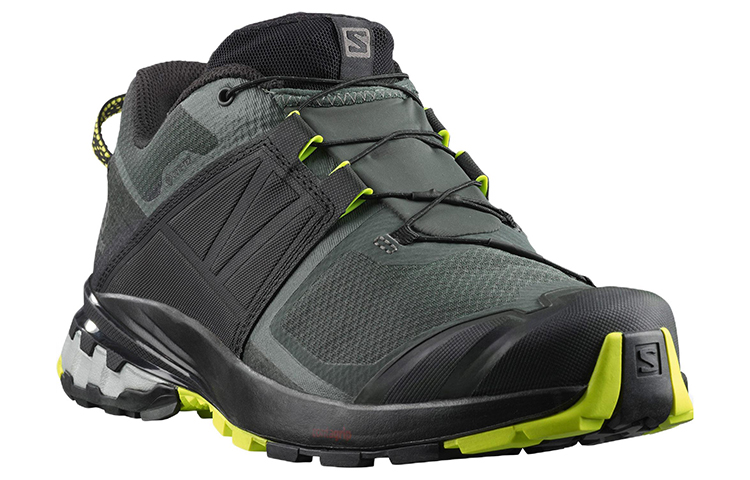 Lookbook サロモン XAワイルド GTX ブラック/グリーン 409884