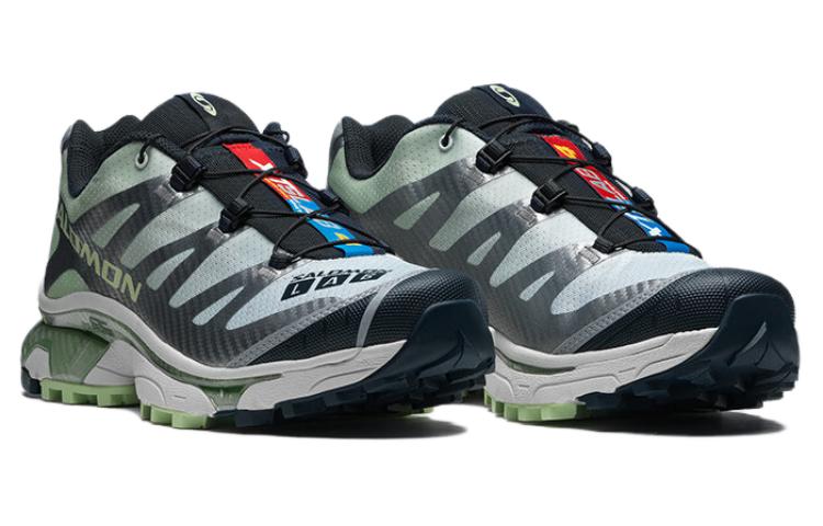 Lookbook 【3月7日12點 得物原價發售】 SALOMON薩洛蒙 XT-4 耐磨 低筒 戶外功能鞋 男女款 灰綠色
