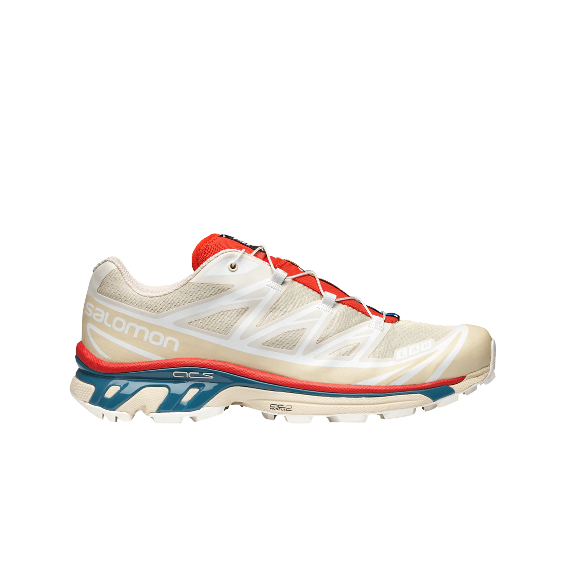 Salomon XT-6 'Almond Milk Aurora Red' L47293400