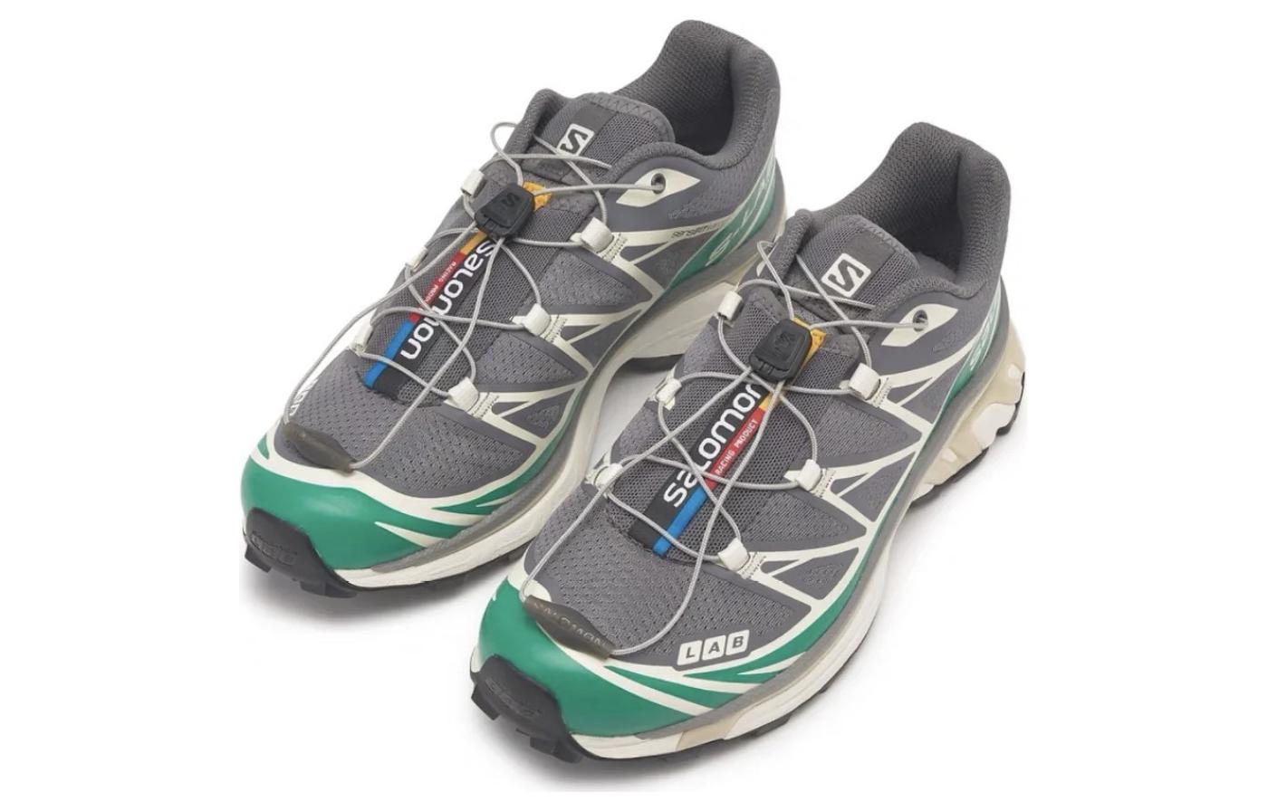 Lookbook サロモン XT-6 'グレー グリーン' L47627800