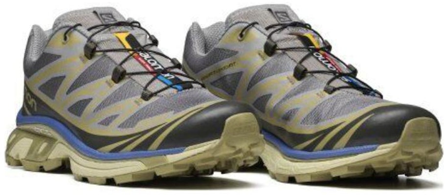 萨洛蒙 XT-6 GULL/GRANADA SKY 舒适百搭 防滑耐磨 低筒 跑步鞋 男款 灰绿色 Lookbook 萨洛蒙 XT-6 GULL/GRANADA SKY 舒适百搭 防滑耐磨 低筒 跑步鞋 男款 灰绿色